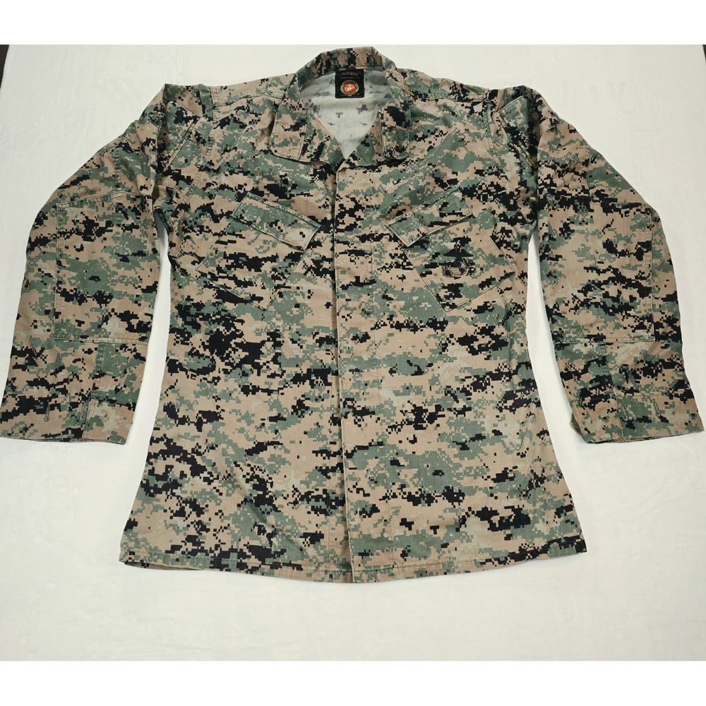 Propper USMC MARPAT Woodland Digital Camo Combat Blouse Jacket Med-XLong